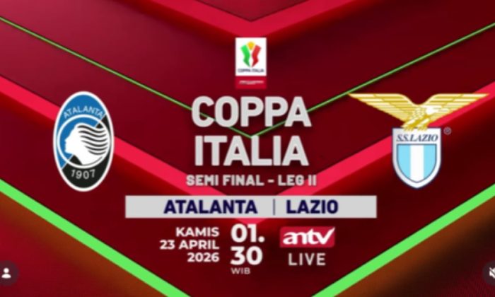 Sedang Berlangsung! Live di ANTV Atalanta vs Lazio: Siapa Susul Inter Milan ke Final Coppa Italia?