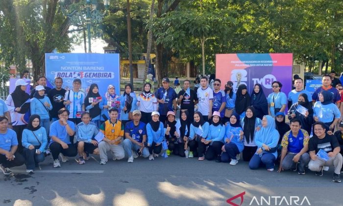 Sambut Piala Dunia 2026, TVRI menggelar kegiatan olahraga bersama