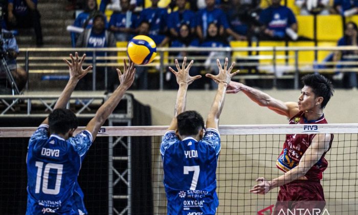 Jakarta Lavani kandaskan Surabaya Samator 3-0 di Final Four Semarang