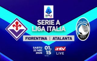 Nonton Sekarang! Siaran Langsung Pekan Terakhir Serie A Fiorentina vs Atalanta di ANTV