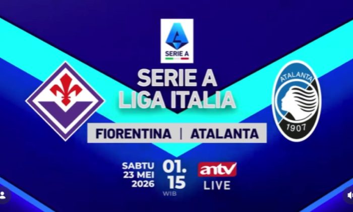 Nonton Sekarang! Siaran Langsung Pekan Terakhir Serie A Fiorentina vs Atalanta di ANTV