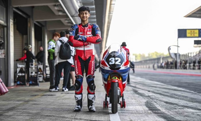 Kiandra Ramadhipa tutup Moto3 Junior Catalunya 2026 di posisi keenam