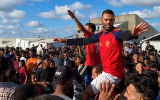 Borrowed boots, borrowed joy: Football thrives in Gaza camps