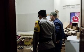 Polres Bantul mengamankan 146 botol minuman keras pada malam Tahun Baru Islam