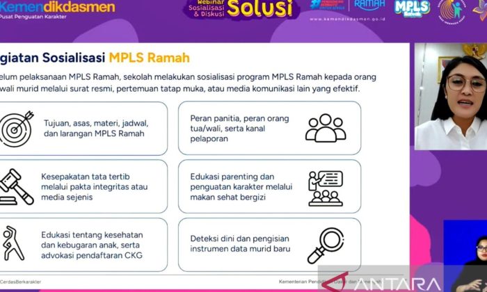 Kemendikdasmen perbaharui jumlah dan aturan tes pada MPLS Ramah