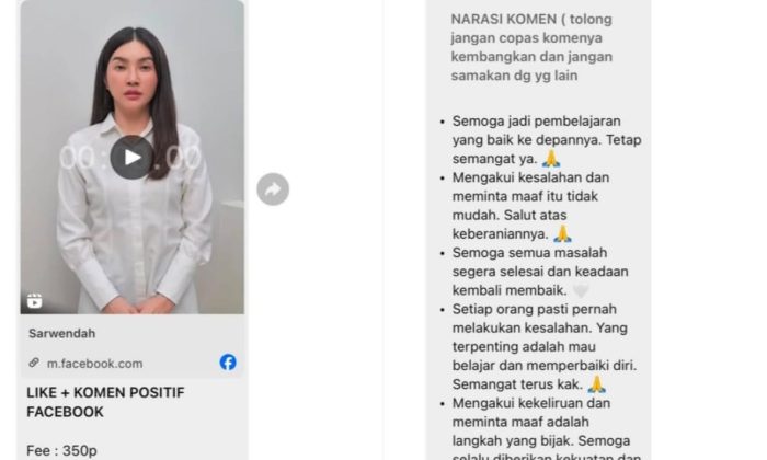 Heboh! Dugaan Buzzer Bayaran di Balik Video Permintaan Maaf Sarwendah
