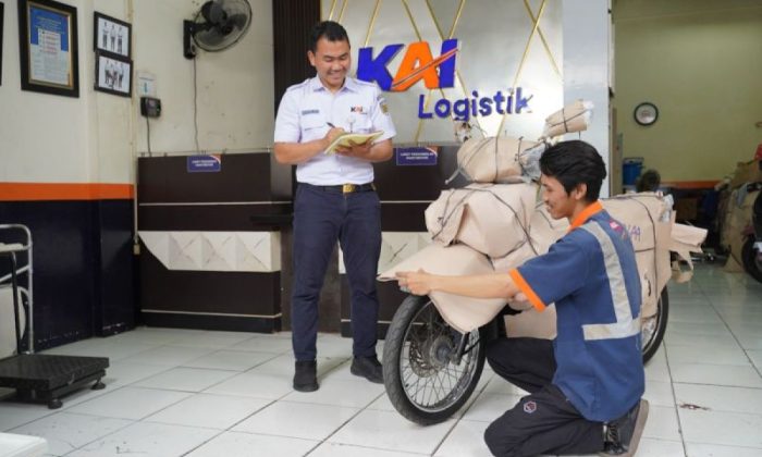 KAI Logistik optimalkan pengiriman motor mahasiswa ke Yogyakarta