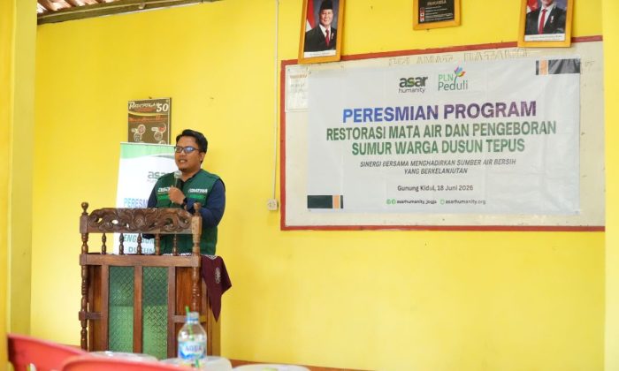 PLN dan Asar Humanity restorasi mata air di Tepus Gunungkidul
