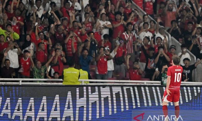 Ole Romeny bawa Indonesia kalahkan Mozambik 1-0 pada FIFA Matchday