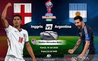 Rekor pertemuan Inggris vs Argentina: The Three Lions lebih unggul