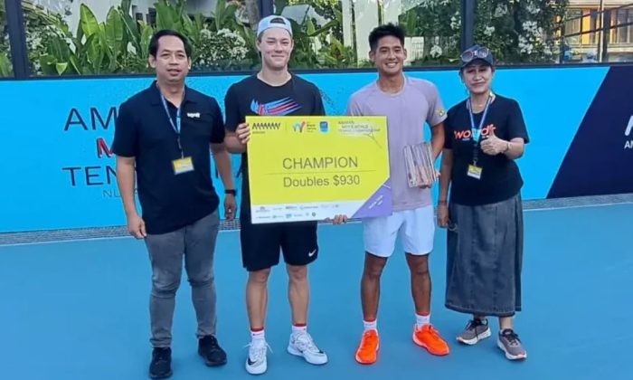 Unggulan Tumbang, Petenis Amerika Serikat-Thailand Juarai M-15 Bali 2026