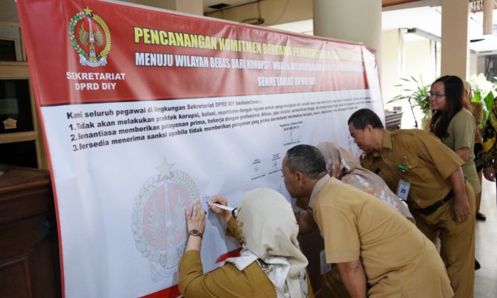 DPRD DIY memperkuat zona integritas menuju wilayah bebas dari korupsi