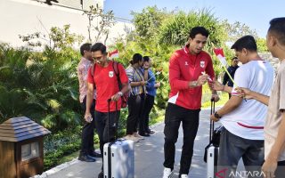 Skuad Garuda bertolak ke Jakarta usai tiga minggu TC di Bali