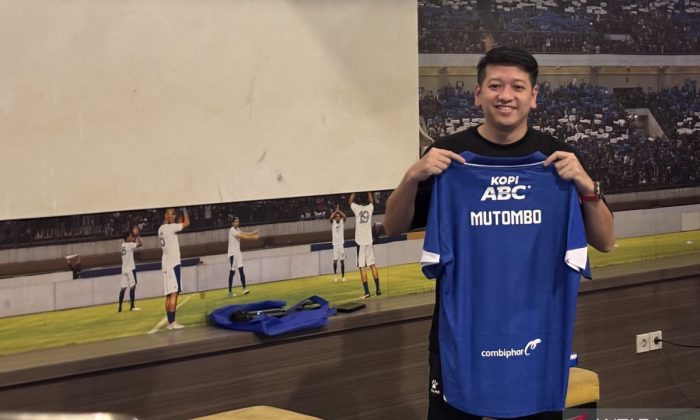 Gabriel Mutombo pilih gunakan nomor punggung 3 bersama Persib Bandung