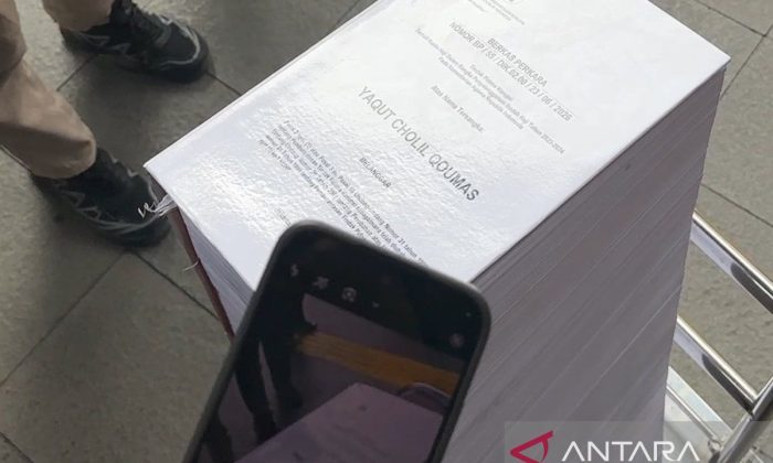 JPU KPK limpahkan berkas dakwaan Yaqut Cholil Qoumas ke PN Jakpus
