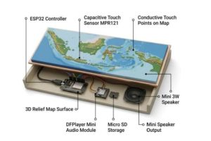 Mahasiswa Unej rancang inkIusif geospasiaI bagi siswa tunanetra