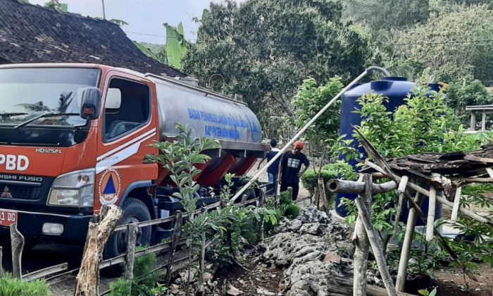 BPBD Gunungkidul salurkan bantuan 2,4 juta liter air selama kekeringan