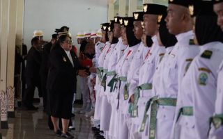 Pemkab Gunungkidul kukuhkan 72 Paskibraka HUT Ke-81 RI