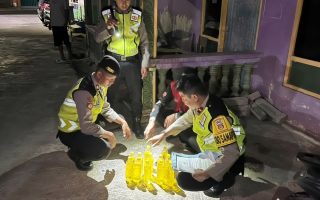Polres Bantul menyita ratusan botol minuman keras dalam lima hari