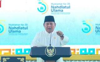 Prabowo nilai NU institusi bersejarah dan berjasa besar bagi Indonesia