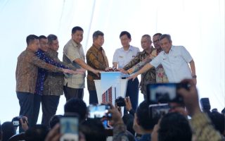 Groundbreakinghunian terjangkau, Ketua Satgas Perumahan RI smpaikandukungan sertipikasigratis bagi MBR dari Kementerian ATR/BPN