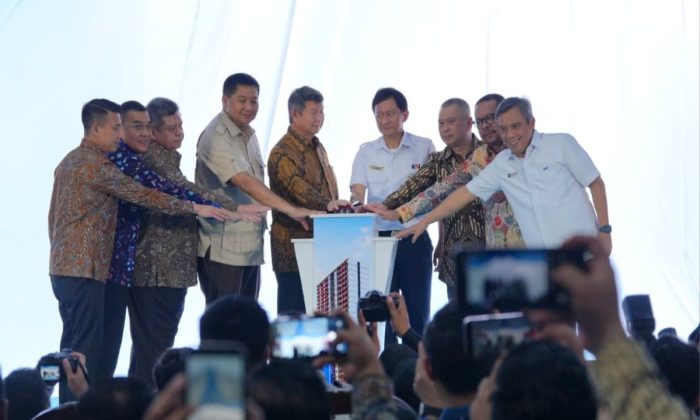 Groundbreakinghunian terjangkau, Ketua Satgas Perumahan RI smpaikandukungan sertipikasigratis bagi MBR dari Kementerian ATR/BPN