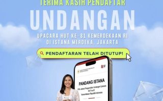 Pendaftaran undangan HUT RI ditutup pemerintah siapkan Pesta Rakyat