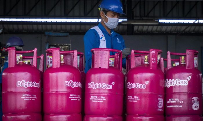 Pertamina memberikan diskon pembelian LPG Bright Gas sambut HUT RI