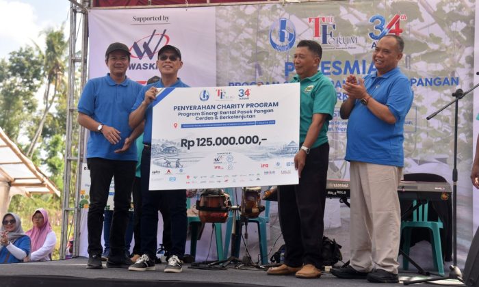 AAMAI menyalurkan Program CSR ketahanan pangan di Selomartani Sleman