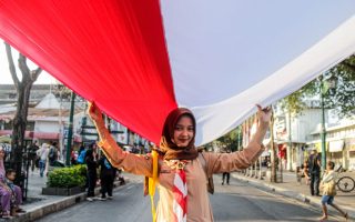 Bendera 1.000 meter di Malioboro