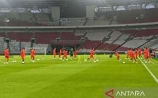 Timnas Indonesia matangkan persiapan menjamu Vietnam tanpa Marselino
