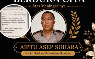 Jadi Korban Tabrak Lari, Pesan Terakhir Aiptu Asep Suhara tentang Anak Bikin Haru