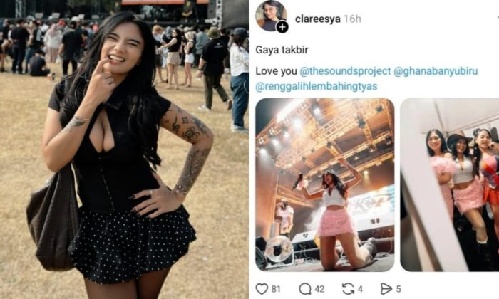 Viral! Berpose 'Gaya Takbir' Sambil Berpakaian Seksi, Unggahan Penyanyi Ini Banjir Kecaman Netizen