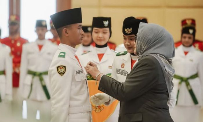 Pemda DIY kukuhkan 38 Paskibraka untuk upacara di Istana Yogyakarta