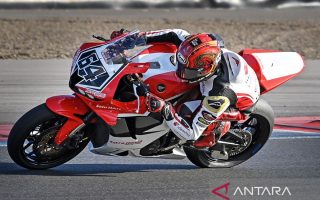 Mario Aji finis ke-24 pada Moto2 Aragon