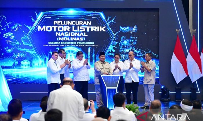 Prabowo janjikan insentif kredit ringan tanpa DP untuk motor listrik