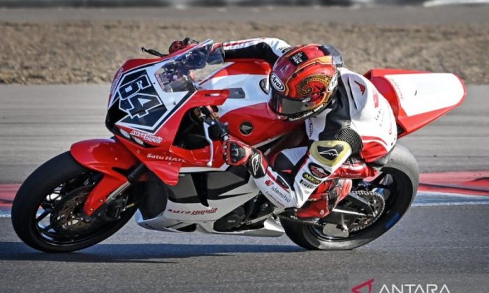 Mario Aji mulai balapan GP Aragon dari urutan ke-26
