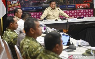 Prabowo apresiasi "hotspot" karhutla di Sumsel berkurang