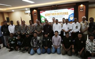 Suporter PSS-PSIM sepakat jaga keharmonisan DIY selama kompetisi