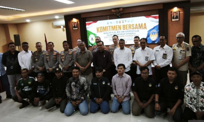 Suporter PSS-PSIM sepakat jaga keharmonisan DIY selama kompetisi