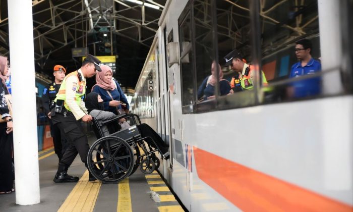 Layanan yang dialami disabilitas sejak pintu masuk stasiun