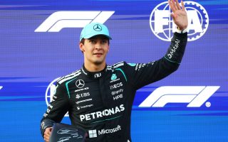 George Russell juarai F1 GP Azerbaijan 2026