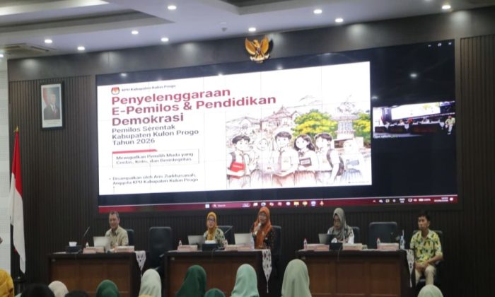KPU Kulon Progo perkuat demokrasi digital siswa lewat E-Pemilos 2026