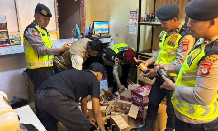Polres Bantul sita 406 botol miras ilegal dalam razia sepekan