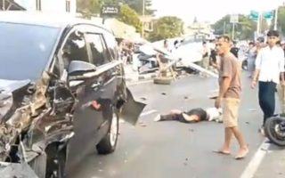 Pasutri dan Balitanya Tewas dalam Kecelakaan Beruntun di Kembangan Jakbar