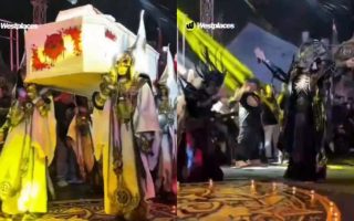 Ngeri! Karnaval di Pekalongan Dikaitkan dengan Satanik gegara Adegan Potong Kepala Kambing