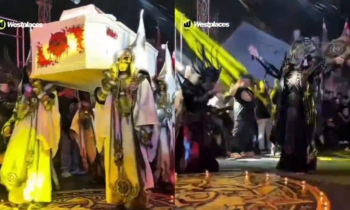 Ngeri! Karnaval di Pekalongan Dikaitkan dengan Satanik gegara Adegan Potong Kepala Kambing