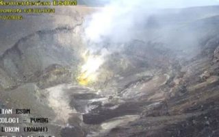 Gunung Lokon Kembali Bergejolak, Warga dan Wisatawan Diminta Jaga Jarak