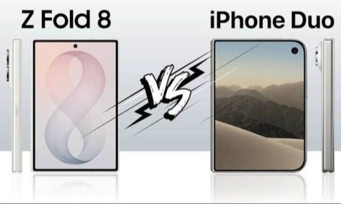 iPhone Duo vs Galaxy Z Fold 8, Adu HP Lipat Premium dengan Konsep Berbeda