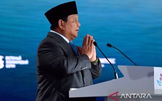 Prabowo jelaskan kesamaan filosofi Odin v pole ne voin-gotong royong